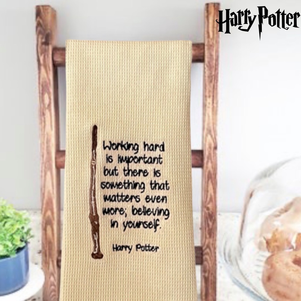 Harry Potter Waffle Weave Kitchen Towel